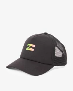 Billabong Boys' Podium Trucker Hat NEON GREEN (ngn) -billabong shop abbha00121 billabongp ngn frt1 1