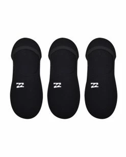 Billabong 3-Pack Core No-Show Socks BLACK 13 Billabong 3-Pack Core No-Show Socks BLACK -billabong shop abyaa00169 billabongf blk frt1 1