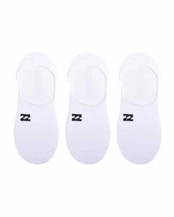 Billabong 3-Pack Core No-Show Socks WHITE (wht) 13 Billabong 3-Pack Core No-Show Socks WHITE (wht) -billabong shop abyaa00169 billabongf wht frt1 1