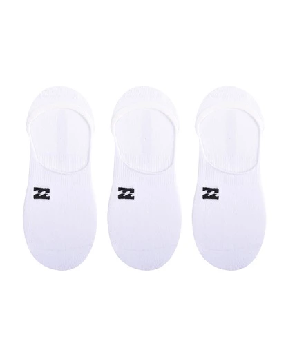 Billabong 3-Pack Core No-Show Socks WHITE (wht) 8 Billabong 3-Pack Core No-Show Socks WHITE (wht) - Image 6
