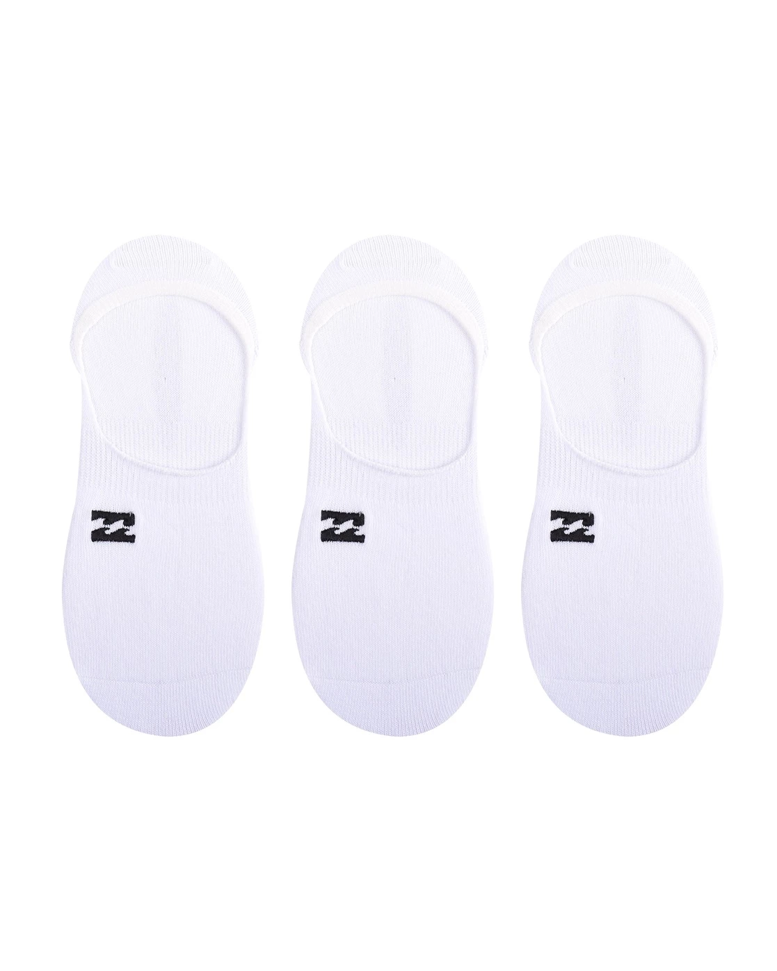 Billabong 3-Pack Core No-Show Socks WHITE (wht) 5 Billabong 3-Pack Core No-Show Socks WHITE (wht) - Image 3