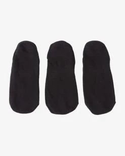 Billabong 3-Pack Core No-Show Socks BLACK 12 Billabong 3-Pack Core No-Show Socks BLACK -billabong shop abyaa00169 billabongp blk bck1 1