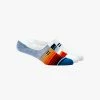Billabong 3 Pack Faded Stripe No-Show Socks WHITE (wht) -billabong shop abyaa00179 billabongp wht frt1