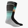 Billabong 2 Pack Faded Stripe Crew Socks BLACK -billabong shop abyaa00181 billabongp blk frt1
