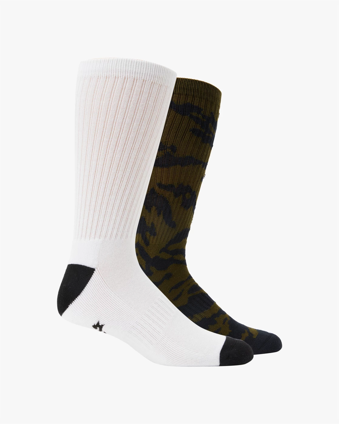 Billabong 2 Pack Zebra Block Crew Socks OLIVE (olv) 3 Billabong 2 Pack Zebra Block Crew Socks OLIVE (olv)