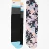 Billabong 2 Pack Tie-Dye Crew Socks MULTI (mul) -billabong shop abyaa00185 billabongp mul frt1