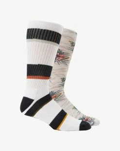 Billabong 2 Pack Jungle Crew Socks MULTI (mul)
