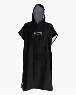 Billabong Hooded Changing Towel BLACK 9 Billabong Hooded Changing Towel BLACK -billabong shop abyaa00199 billabongv blk frt2