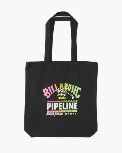 Billabong Pipeline Pro Tote Bag BLACK -billabong shop abybt00111 billabongp blk dtl1