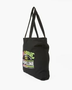 Billabong Pipeline Pro Tote Bag BLACK -billabong shop abybt00111 billabongp blk sd1 1