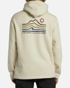 Billabong A/Div Compass Pullover Hoodie BIRCH (bir) -billabong shop abyft00222 billabongw bir bck1 3