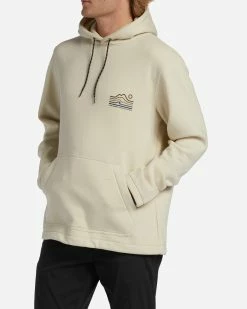 Billabong A/Div Compass Pullover Hoodie BIRCH (bir) -billabong shop abyft00222 billabongw bir sd1 3