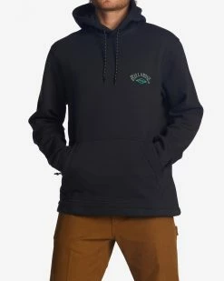 Billabong A/Div Compass Pullover Hoodie BLACK