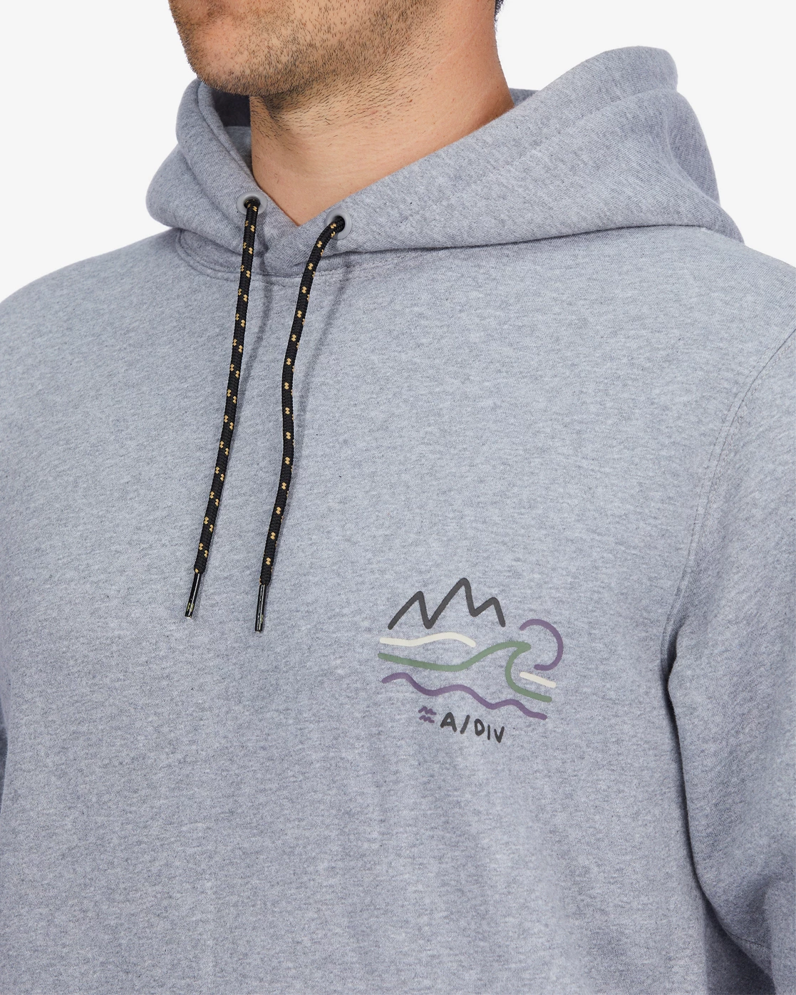 Billabong A/Div Compass Pullover Hoodie GREY HEATHER (grh) 8 Billabong A/Div Compass Pullover Hoodie GREY HEATHER (grh) - Image 6