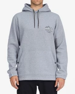 Billabong A/Div Compass Pullover Hoodie GREY HEATHER (grh)