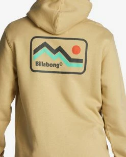 Billabong A/Div Compass Pullover Hoodie FIELD KHAKI (tgr0) -billabong shop abyft00222 billabongw tgr0 dtl2 3