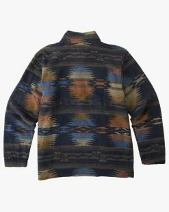 Billabong A/Div Boundary Half-Zip Mock Neck Pullover NIGHT (ngt) -billabong shop abyft00231 billabongf ngt bck1 1