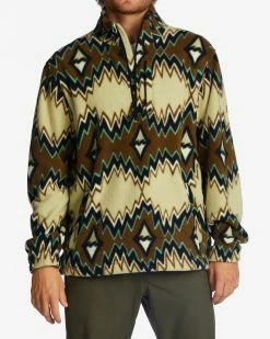 Billabong A/Div Boundary Half-Zip Mock Neck Pullover OTTER (cpt0)