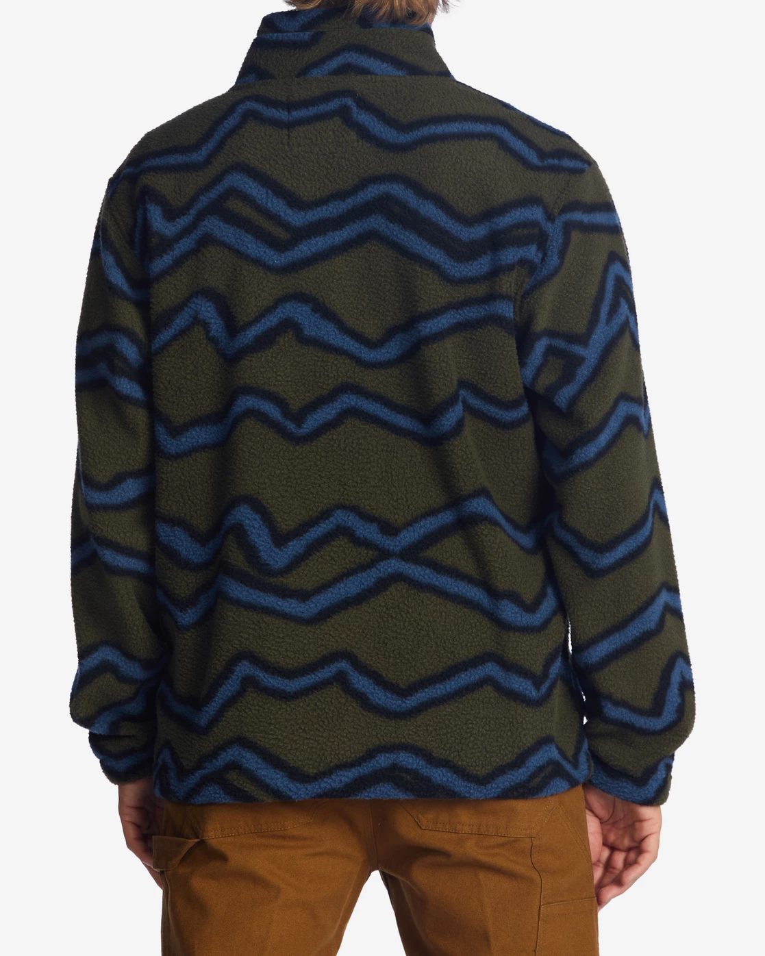 Billabong A/Div Boundary Half-Zip Mock Neck Pullover MILITARY (mil) 5 Billabong A/Div Boundary Half-Zip Mock Neck Pullover MILITARY (mil) - Image 3