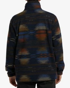 Billabong A/Div Boundary Half-Zip Mock Neck Pullover NIGHT (ngt) -billabong shop abyft00231 billabongw ngt bck1 1