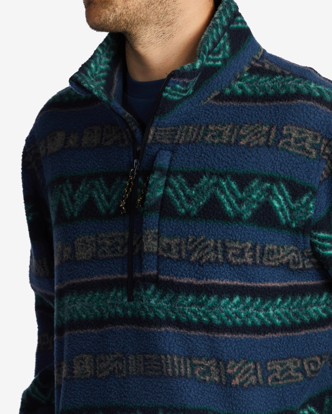 Billabong A/Div Boundary Half-Zip Mock Neck Pullover NAVY (nvy) 6 Billabong A/Div Boundary Half-Zip Mock Neck Pullover NAVY (nvy) - Image 4