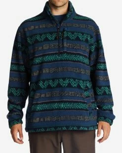 Billabong A/Div Boundary Half-Zip Mock Neck Pullover NAVY (nvy)