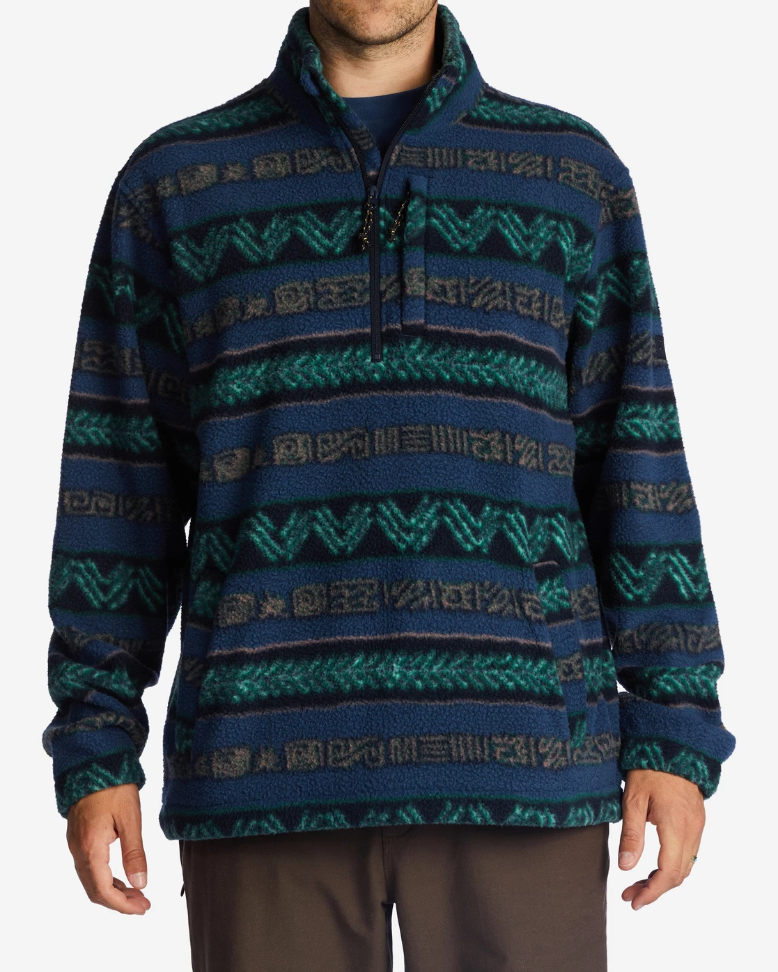 Billabong A/Div Boundary Half-Zip Mock Neck Pullover NAVY (nvy) 3 Billabong A/Div Boundary Half-Zip Mock Neck Pullover NAVY (nvy)