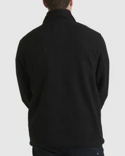 Billabong A/Div Boundary Half-Zip Mock Neck Pullover STEALTH (sth) -billabong shop abyft00231 billabongw sth bck1 1