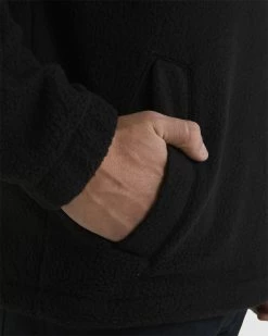 Billabong A/Div Boundary Half-Zip Mock Neck Pullover STEALTH (sth) -billabong shop abyft00231 billabongw sth dtl2 1