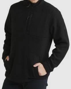 Billabong A/Div Boundary Half-Zip Mock Neck Pullover STEALTH (sth)