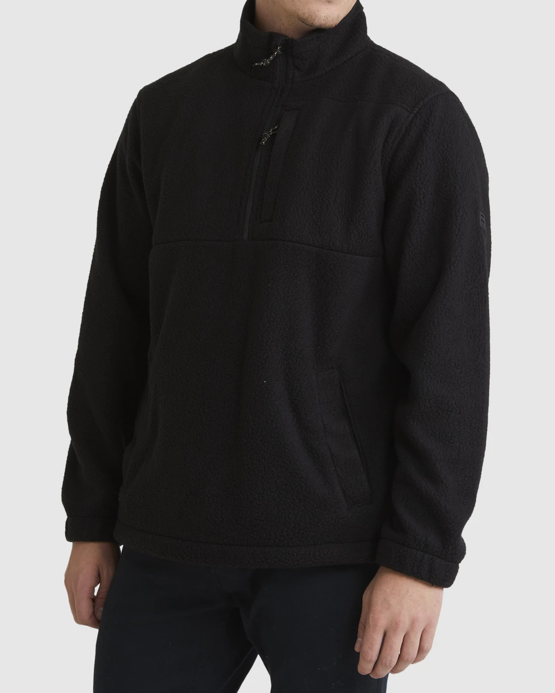 Billabong A/Div Boundary Half-Zip Mock Neck Pullover STEALTH (sth) 4 Billabong A/Div Boundary Half-Zip Mock Neck Pullover STEALTH (sth) - Image 2