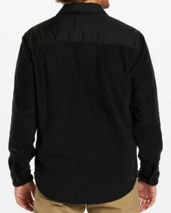 Billabong A/Div Furnace Plus Long Sleeve Shirt BLACK -billabong shop abyft00306 billabongw blk bck1