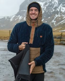 Billabong A/Div Badger Hooded Half-Zip Pullover NAVY (nvy)