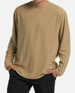 Billabong A/Div Waffle Long Sleeve Thermal SAND DUNE (sdu) -billabong shop abyft00310 billabongw sdu frt1 1