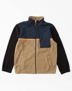 Billabong A/Div Boundary Trail Zip-Up Fleece NAVY (nvy) 13 Billabong A/Div Boundary Trail Zip-Up Fleece NAVY (nvy) -billabong shop abyft00313 billabongf nvy frt1 1
