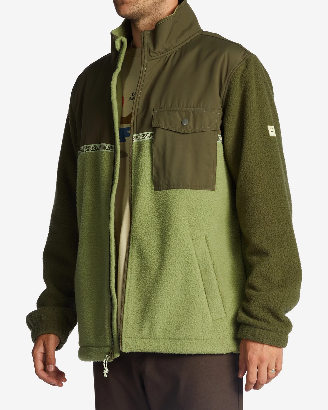 Billabong A/Div Boundary Trail Zip-Up Fleece ALPINE (alp) 4 Billabong A/Div Boundary Trail Zip-Up Fleece ALPINE (alp) - Image 2