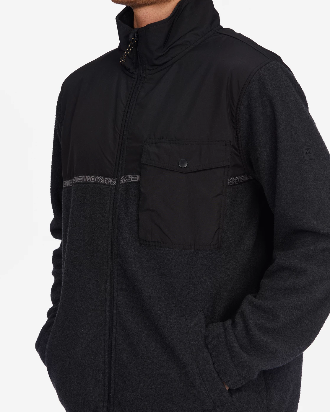 Billabong A/Div Boundary Trail Zip-Up Fleece BLACK HEATHER (bkh) 7 Billabong A/Div Boundary Trail Zip-Up Fleece BLACK HEATHER (bkh) - Image 5