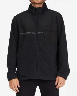 Billabong A/Div Boundary Trail Zip-Up Fleece BLACK HEATHER (bkh)