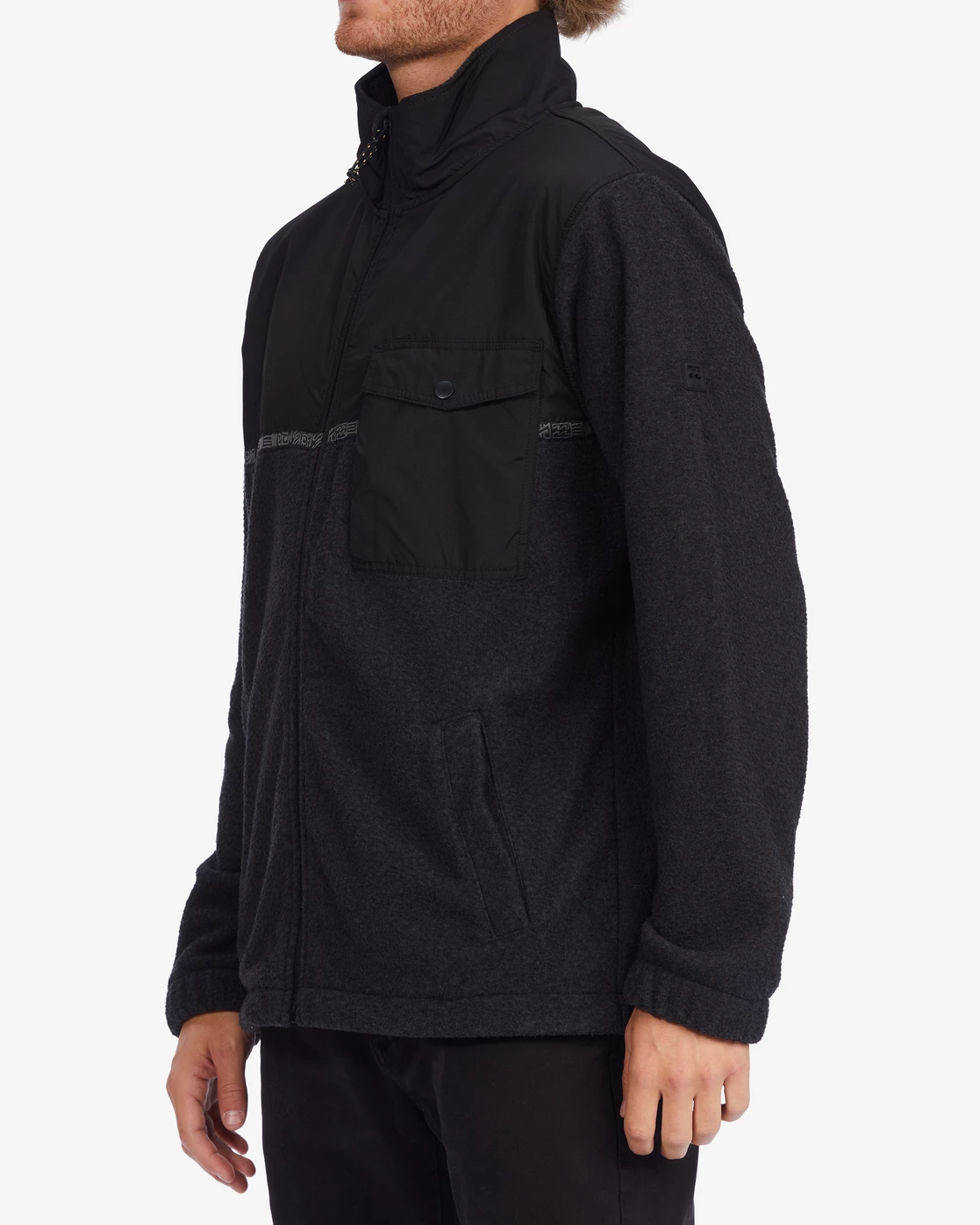 Billabong A/Div Boundary Trail Zip-Up Fleece BLACK HEATHER (bkh) 4 Billabong A/Div Boundary Trail Zip-Up Fleece BLACK HEATHER (bkh) - Image 2