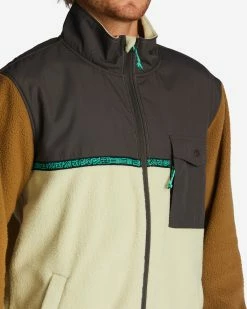 Billabong A/Div Boundary Trail Zip-Up Fleece OTTER (cpt0) -billabong shop abyft00313 billabongw cpt0 dtl2 1