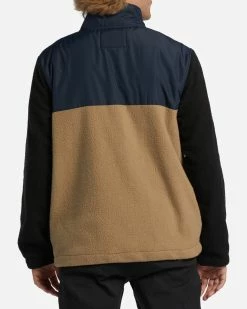 Billabong A/Div Boundary Trail Zip-Up Fleece NAVY (nvy) 11 Billabong A/Div Boundary Trail Zip-Up Fleece NAVY (nvy) -billabong shop abyft00313 billabongw nvy bck1 1