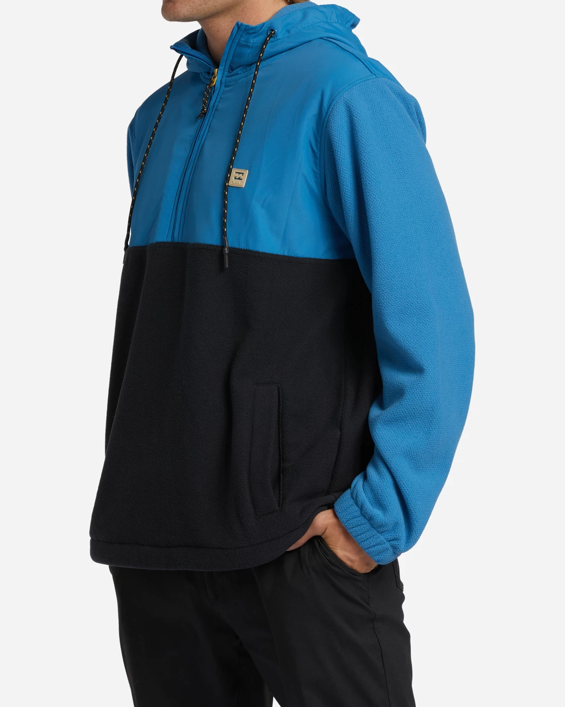 Billabong A/Div Boundary Hooded Half-Zip Pullover DEEP BLUE (dbl) 4 Billabong A/Div Boundary Hooded Half-Zip Pullover DEEP BLUE (dbl) - Image 2