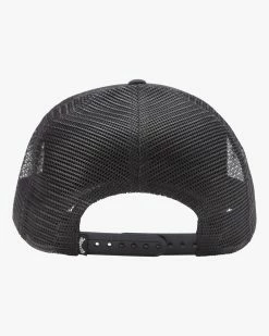 Billabong Podium Trucker Hat BLACK/WHITE (blw) -billabong shop abyha00113 billabongp blw bck1