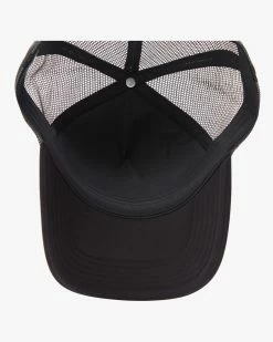 Billabong Podium Trucker Hat BLACK/WHITE (blw) -billabong shop abyha00113 billabongp blw dtl1