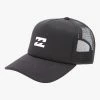 Billabong Podium Trucker Hat BLACK/WHITE (blw) -billabong shop abyha00113 billabongp blw sd1