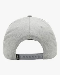 Billabong All Day Snapback Hat GREY HEATHER (grh) -billabong shop abyha00119 billabongp grh bck1