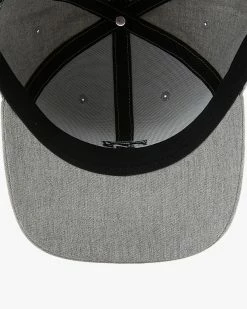 Billabong All Day Snapback Hat GREY HEATHER (grh) -billabong shop abyha00119 billabongp grh dtl1