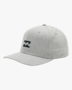 Billabong All Day Snapback Hat GREY HEATHER (grh) -billabong shop abyha00119 billabongp grh sd1 1