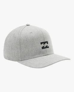 Billabong All Day Snapback Hat GREY HEATHER (grh) -billabong shop abyha00119 billabongp grh sd2