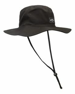 Billabong Big John Surf Safari Hat BLACK 11 Billabong Big John Surf Safari Hat BLACK -billabong shop abyha00131 billabongp blk frt3